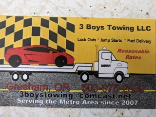 3boystowing service tow truck roadside service Gresham Portland metro area JunkYard in Gresham (OR) - photo 2