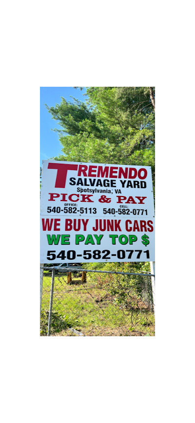 Tremendo Pick and Pay Spotsylvania, LLC JunkYard in Bailey's Crossroads (VA) - photo 2