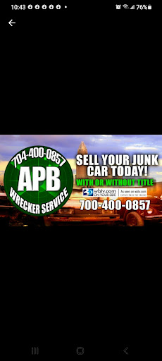 APBwreckerservice JunkYard in Charlotte (NC)