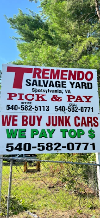 Tremendo Pick and Pay Spotsylvania, LLC JunkYard in Bailey's Crossroads (VA) - photo 2