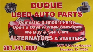 Duque Used Auto Parts JunkYard in Houston (TX) - photo 3