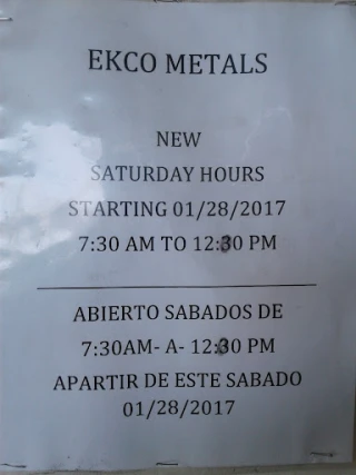 Ekco Metals