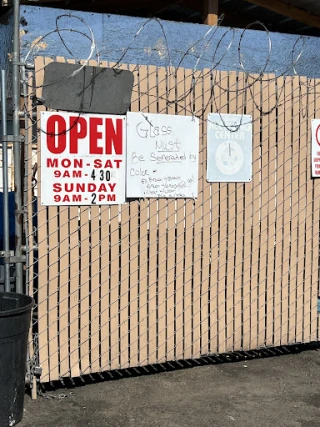 Joes Liquor Recycling center