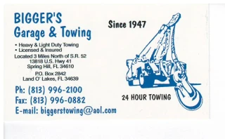 Bigger's Garage & Towing