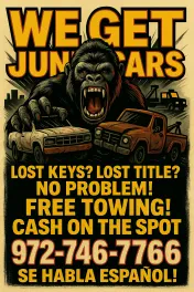 WE GET JUNK CARS DFW
