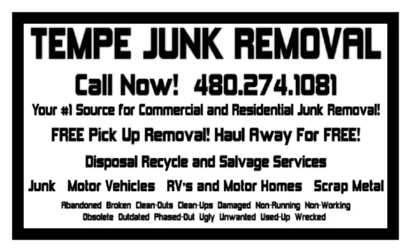 TEMPE JUNK RECYCLING AND REMOVAL SERVICES - photo 4