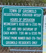 GRISWOLD TRANSFER STATION