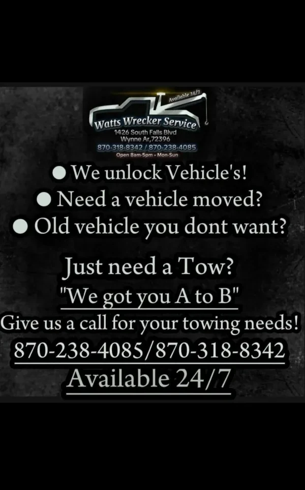 Watts Wrecker Service - photo 4