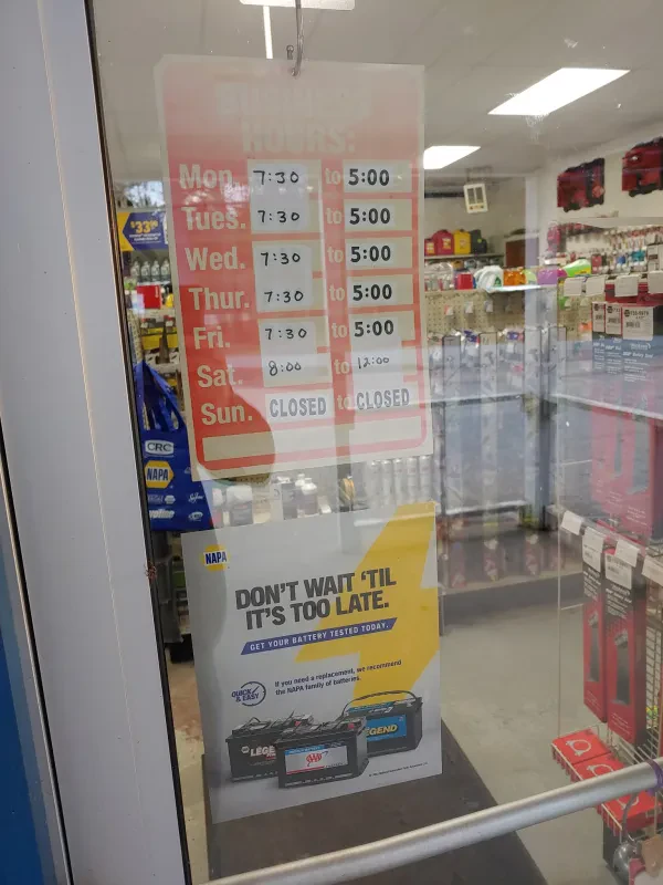 NAPA Auto Parts - Lake Placid - photo 2