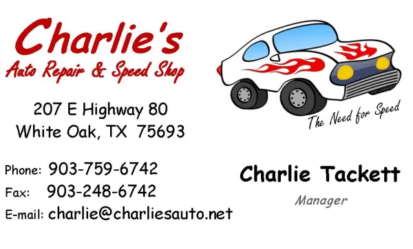 Charlie's Auto Repair & Speed Shop - photo 2