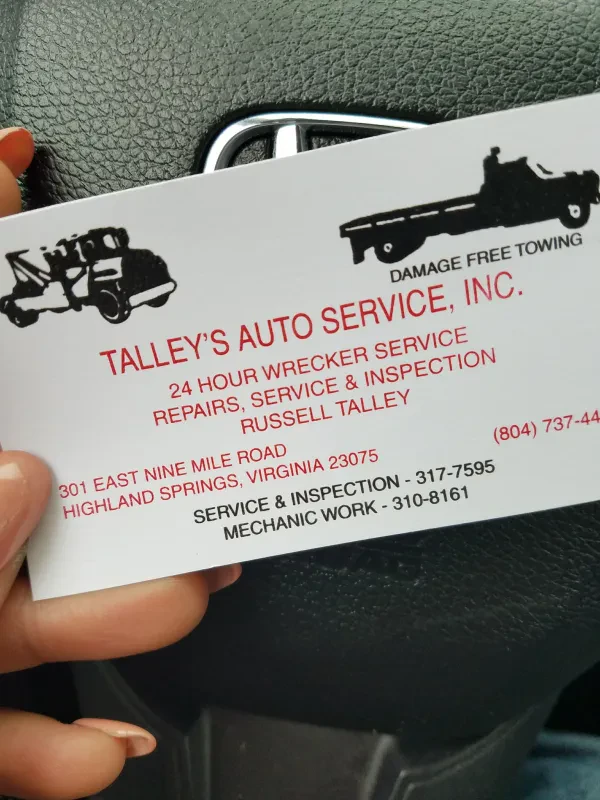 Talley's Auto Services Inc - photo 4