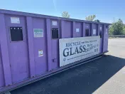 Purple Glass Recycling