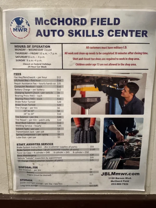 Auto Skills Center McChord Field - photo 2