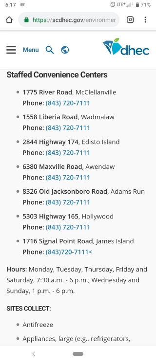 Edisto Island Convenience Center