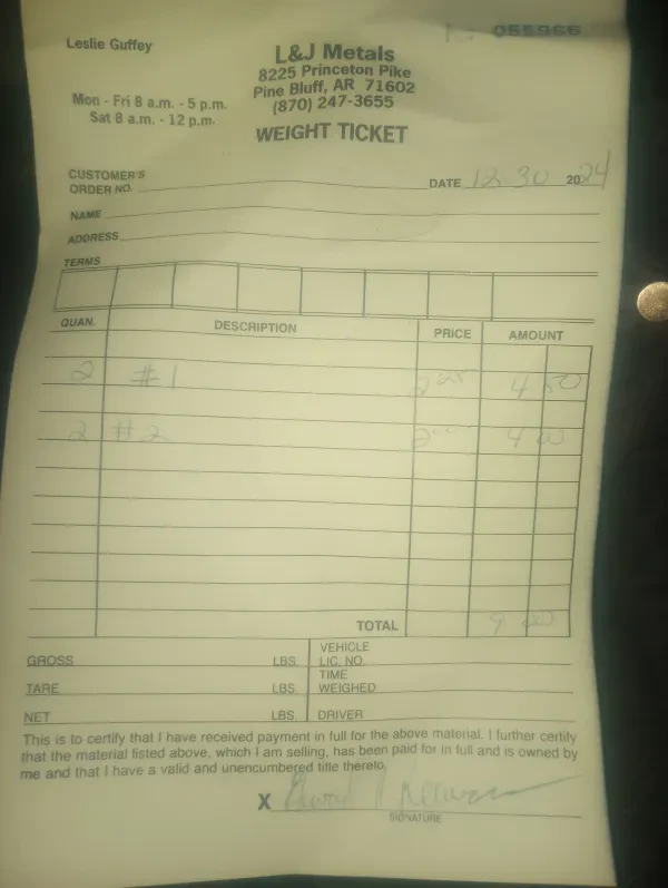 Johnson's Metal Recyclers Inc - photo 2