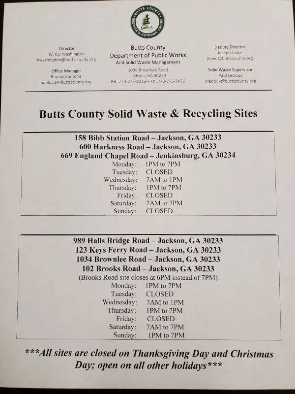 Butts County Inert Landfill, Solid Waste & Recycling - Brownlee Rd site (Butts Co Residents Only) - photo 4
