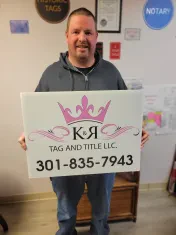 K & R TAG AND TITLE