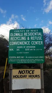 Olowalu Recycling & Refuse Convenience Center