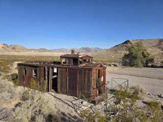 Rhyolite Train Depot