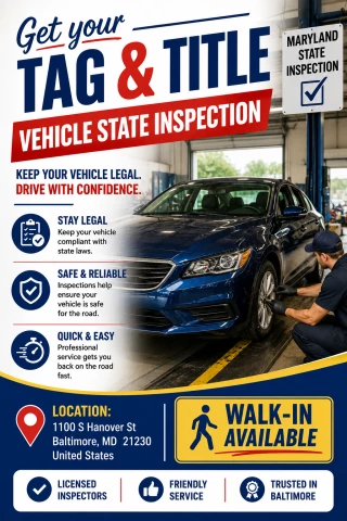 MARYLAND STATE INSPECTION AND AUTO REPAIR Federal Hill