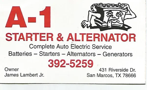 A-1 Starter & Alternator - photo 3