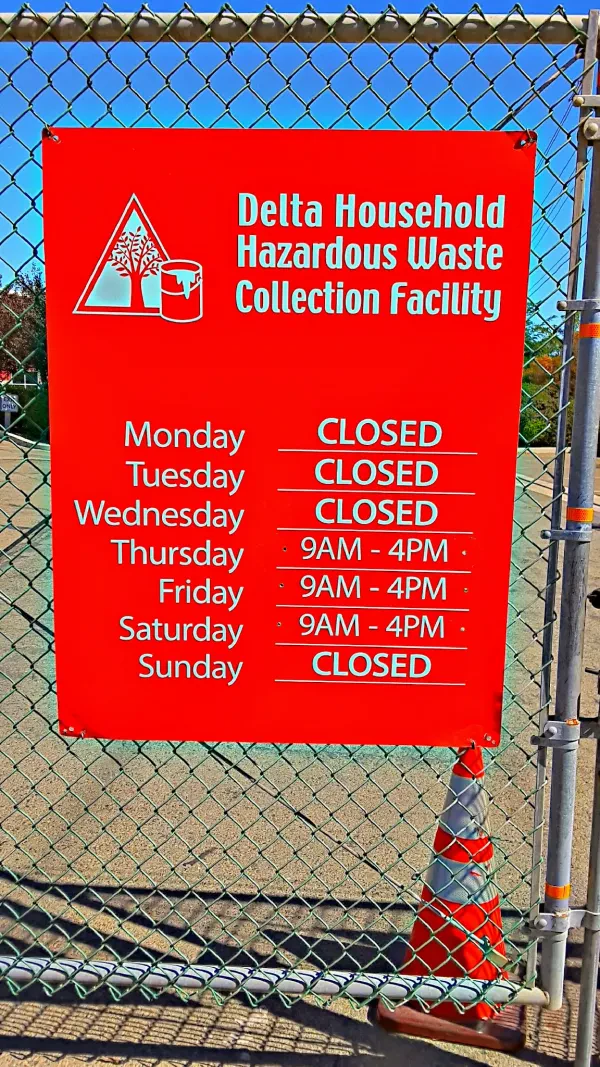 Delta Household Hazardous Waste Collection Facility - photo 3