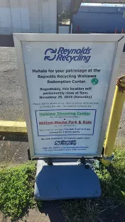 Reynolds Recycling Wahiawa Redemption Center