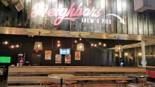 The Backyard with Neighbors Brew & Pies and Saw's BBQ Leeds