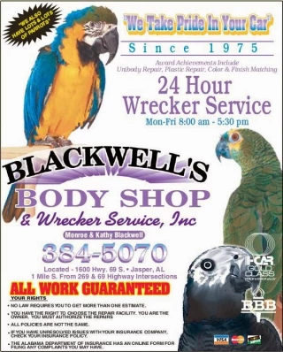 Blackwell's Body Shop & Wrecker Service, Inc.