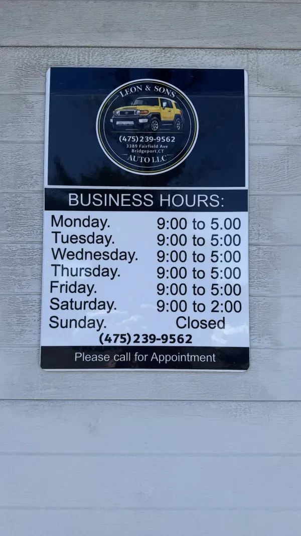 Leon & Sons Auto LLC - photo 3