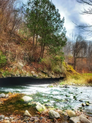 Nine Mile Creek Fishing Access At MARCELLUS FALLS