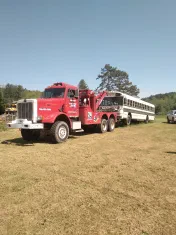 Pendley & daughter towing