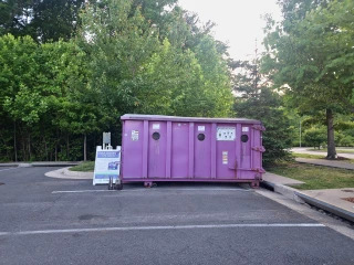 Purple Box Glass Recycling