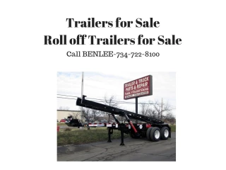 BENLEE Roll-off Trailers, Gondola Trailers & Luggers