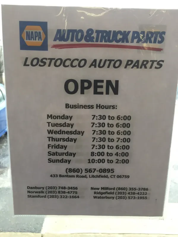 NAPA Auto Parts - J & P Lostocco Auto Parts - photo 3