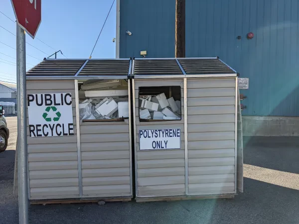 Styrofoam / polystyrene recycling - photo 2