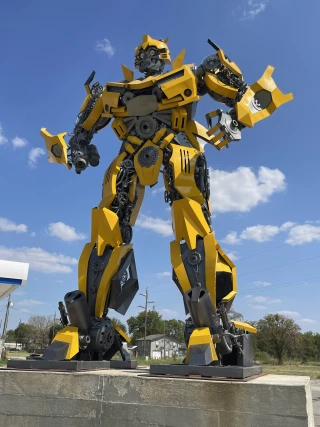 Bumble Bee Transformer Statue