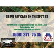 Junk car removal/ Cash for Car/ Unwanted car removal
