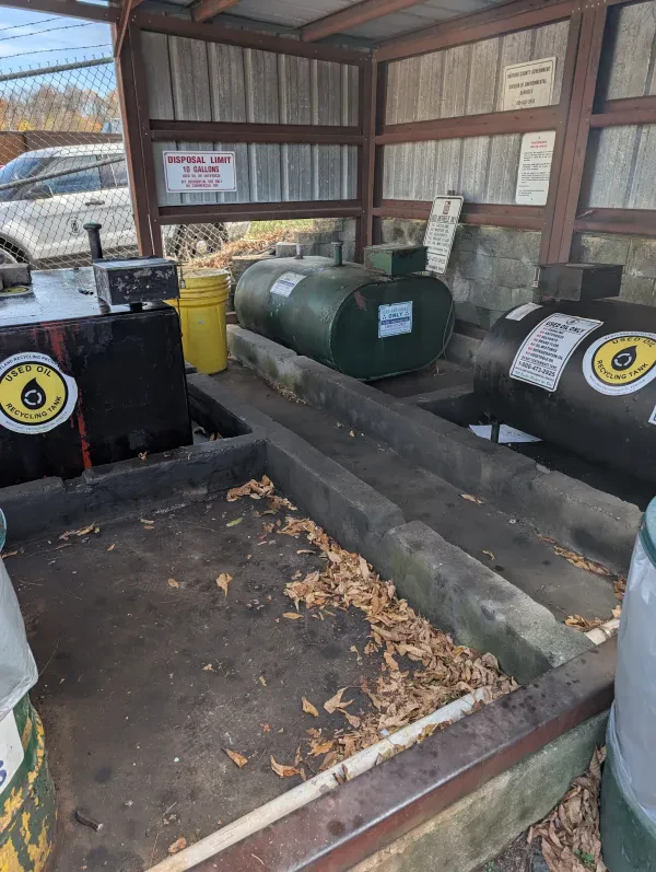 Motor Oil & Antifreeze Recycling Site - photo 2
