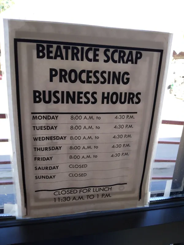 Beatrice Scrap Processing Co - photo 4