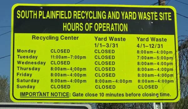 South plainfield yard waste dump site - photo 2